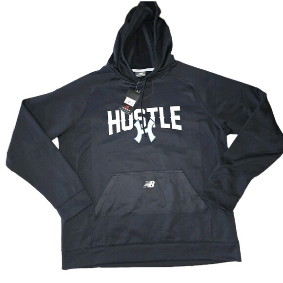 NEW New Balance HUSTLE Tech Hoody Black XL ($109) - Picture 1 of 6